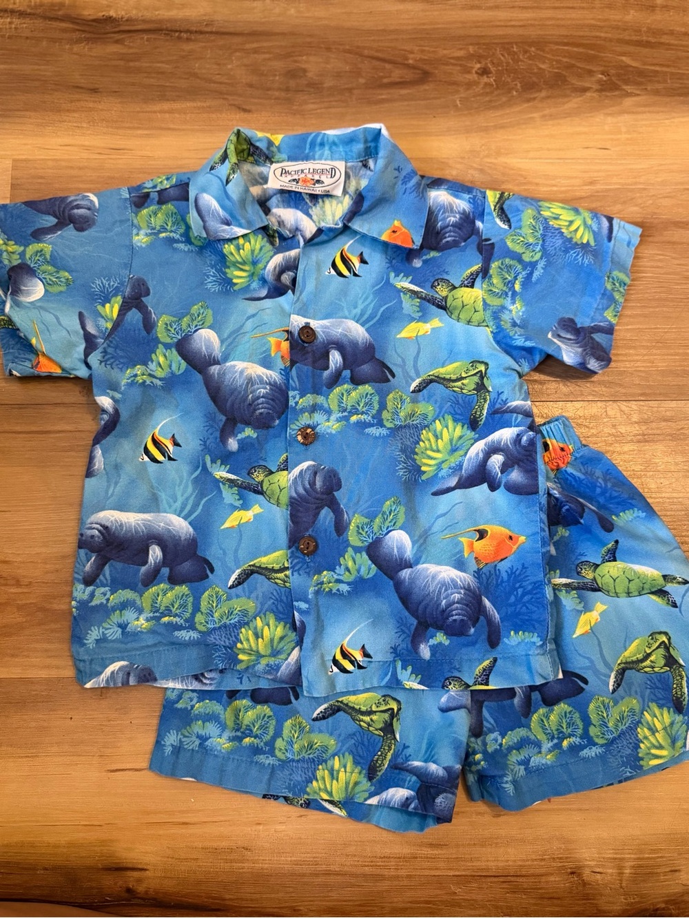 Toddler Pacific Legend Apparel (vintage late 90's/ Y2k Woven Tag)